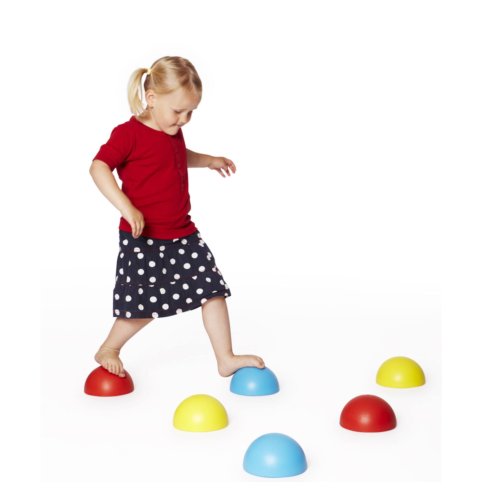 GONGE Balance Plastic Hemisphere, 6ct.